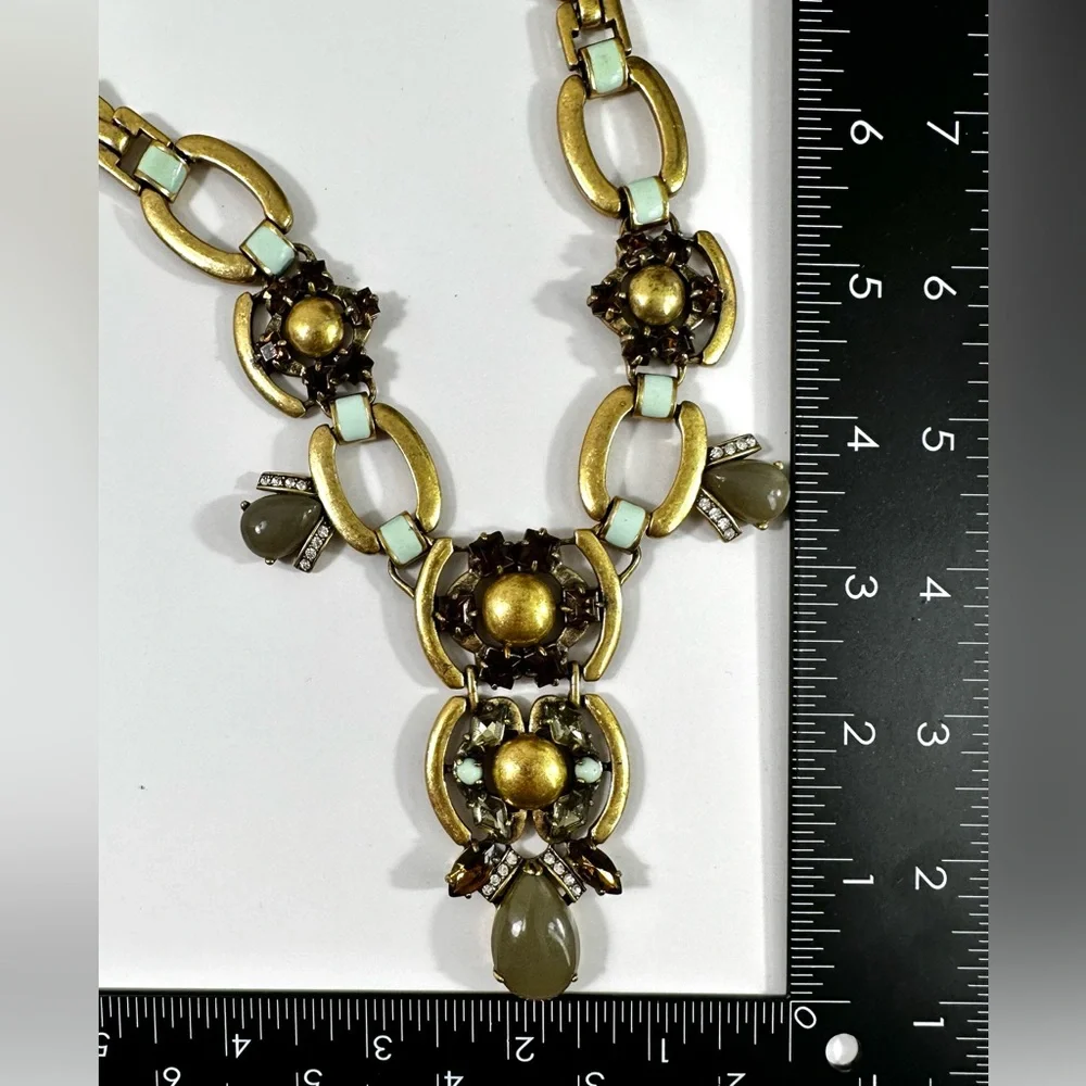💚Stella & Dot “Livvy” Statement Necklace *with wear* - Picture 11 of 12